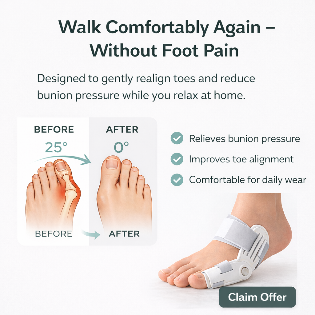 FootAlign™ Orthopedic Toe Straightener Bunion Relief & For Adults