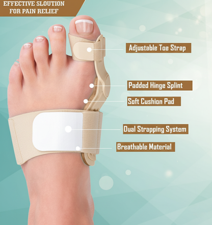 FootAlign™ Orthopedic Toe Straightener Bunion Relief & For Adults